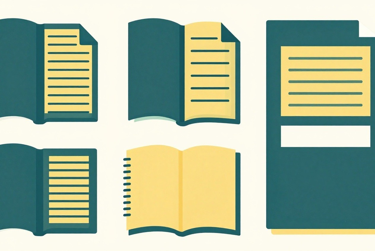 Photo book sizes compared with page counts